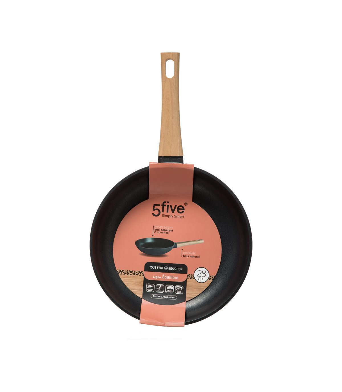 Poêle Grill Daily Chef 26cm Rouge/Noir - TEFAL - E23740 