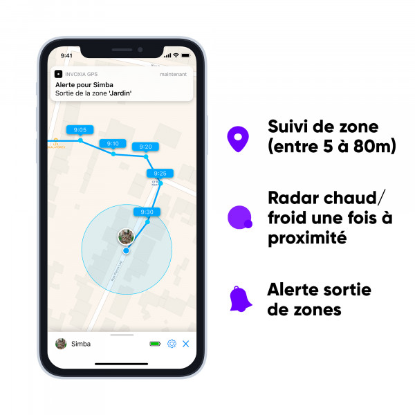 Pet Tracker GPS Pour Animaux - INVOXIA -100064899