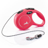 Laisse Corde 3m Classic Rouge XS Chien FLEXI