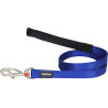 Laisse Chien Medium Bleu Uni 20 mm RED DINGO