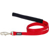 Laisse Chien Large Uni Rouge 25 mm RED DINGO