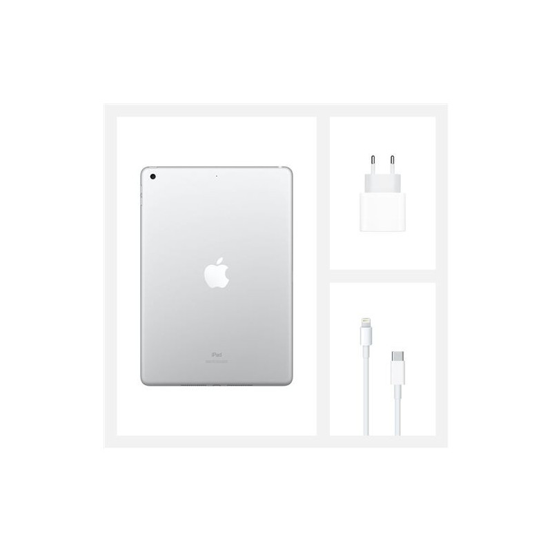 iPad 10.2'' 32 Go Argent Wi-Fi 8ème génération 2020 APPLE - MYLA2NF/A