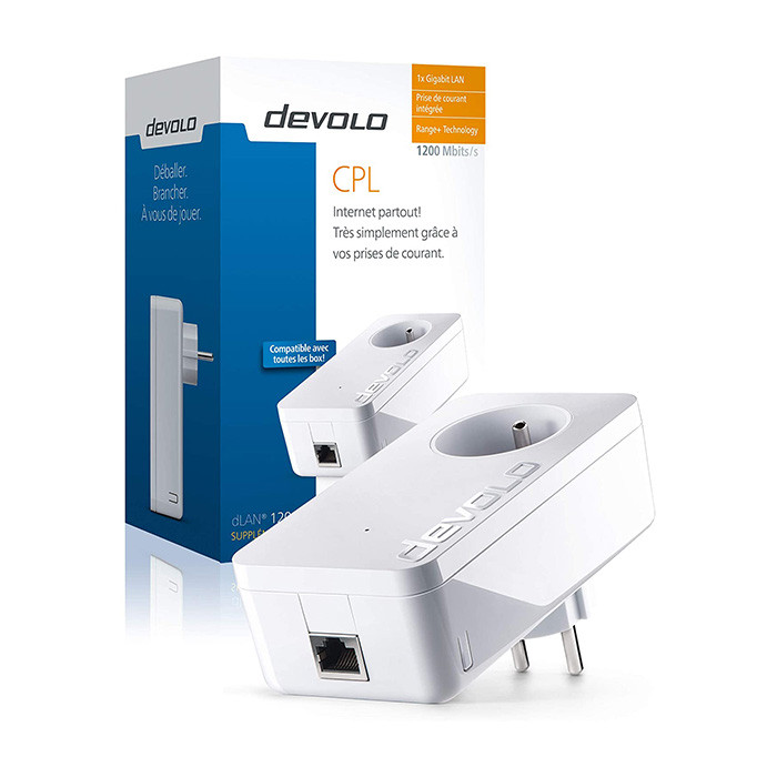 Adaptateur CPL dLAN 1200+ (9370) Blanc DEVOLO - DEVOLO9370 