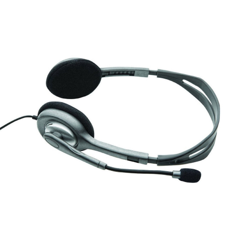 Micro-casque Filaire Stéréo Headset H110 Gris LOGITECH - CASLOGH110