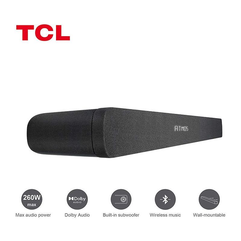 Barre de son pour TV Bluetooth Dolby Atmos 2.1 260W TS8111 TCL - TDS8111-EU