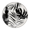 ASSIETTE PLATE PALME NOIR 26 CM