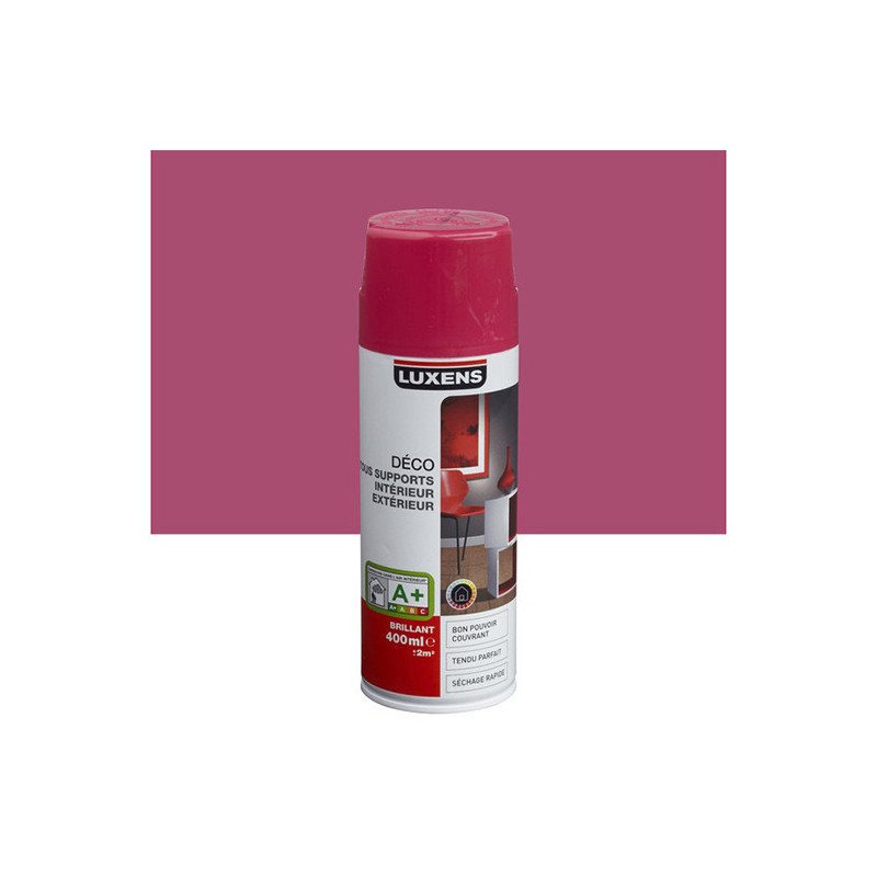 Bombe de peinture Relook tout MAISON DECO or rose satiné 400 ml