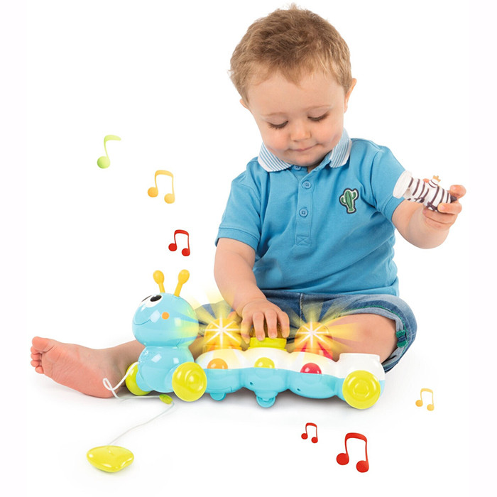 Jouet Musical pour Bébé De 6 Mois, Jouet D'activité Chenille