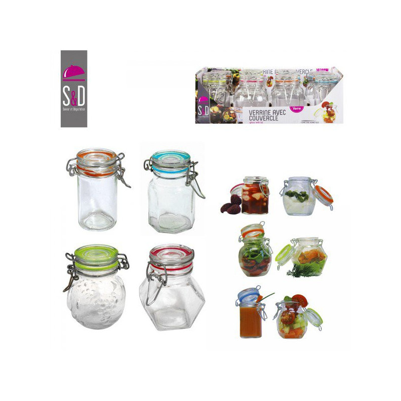 Verrine avec couvercle SAVEUR & DEGUSTATION - KB8373