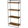 Etagère Murale en Bois Niveaux 4/64cm Marron - AKW101310