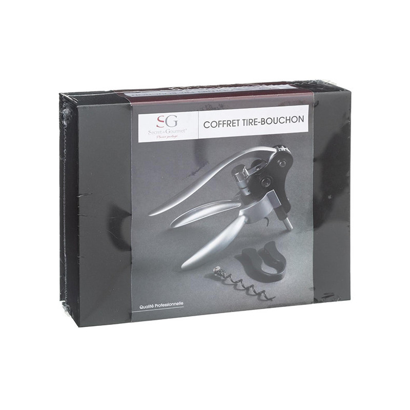 Coffret sommelier luxe 3 pièces Inox - SECRET DE GOURMET - 216737062