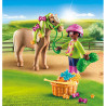 Cavalière avec poney PLAYMOBIL - dès 4 ans