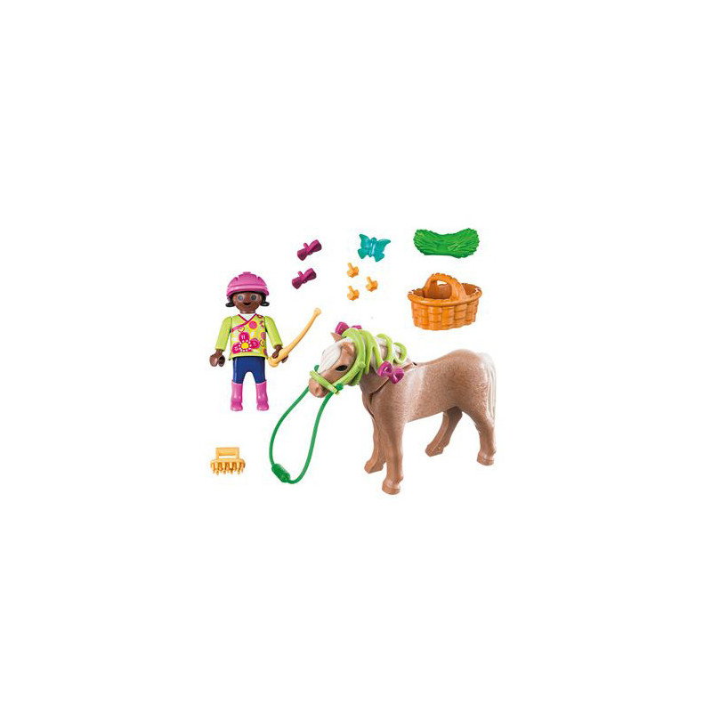 Cavalière avec poney PLAYMOBIL - dès 4 ans