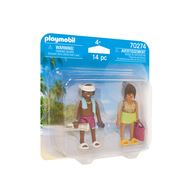 Duo Couple de vacanciers PLAYMOBIL - Dès 4 ans