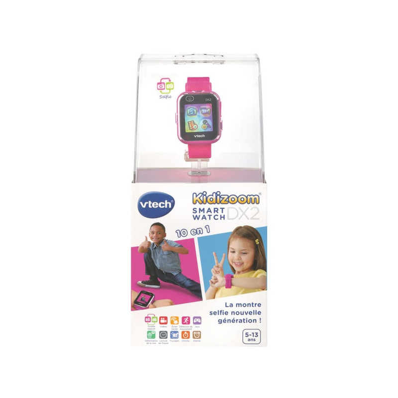Kidizoom Smartwatch Connect DX2 Framboise VTECH - Dès 5ans