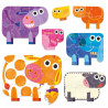 Play Farm Progressive Puzzle HEADU - dès 2 ans