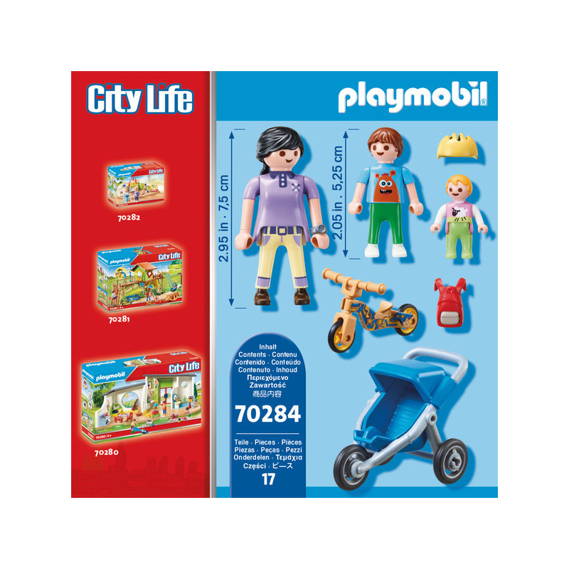 Maman avec enfants PLAYMOBIL - Dès 4 ans