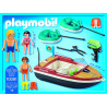 Bateau avec Bouées et Vacanciers PLAYMOBIL - dès 4 ans