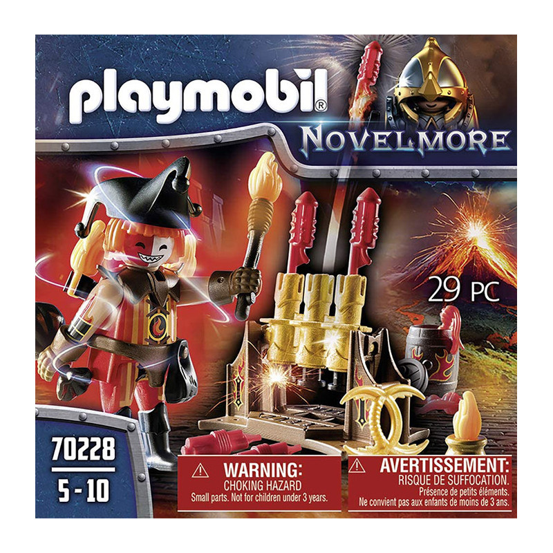 Burnham Maître du Feu PLAYMOBIL - dès 8 ans