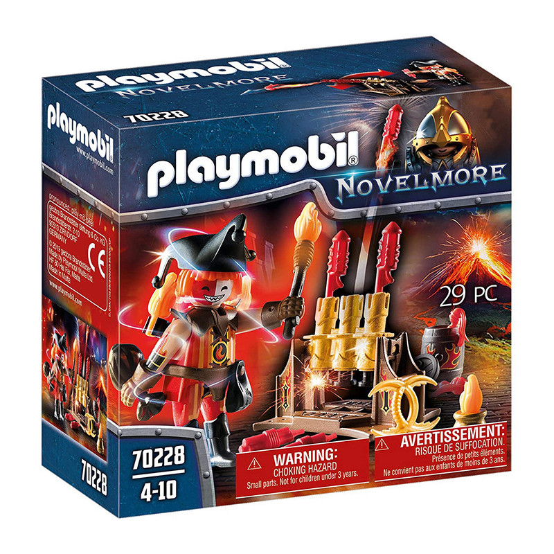 Burnham Maître du Feu PLAYMOBIL - dès 8 ans