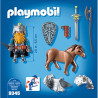 Combattant Nain et Poney PLAYMOBIL - dès 5 ans