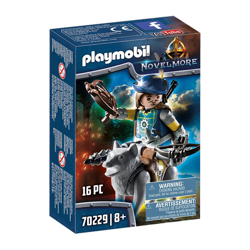 Arbaletrier Novelmore et Loup PLAYMOBIL - dès 8 ans