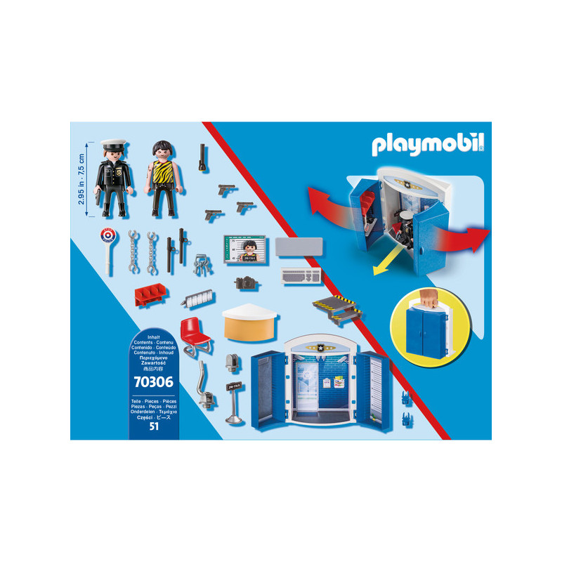 Coffret Commissariat de police - PLAYMOBIL - Dès 4 ans