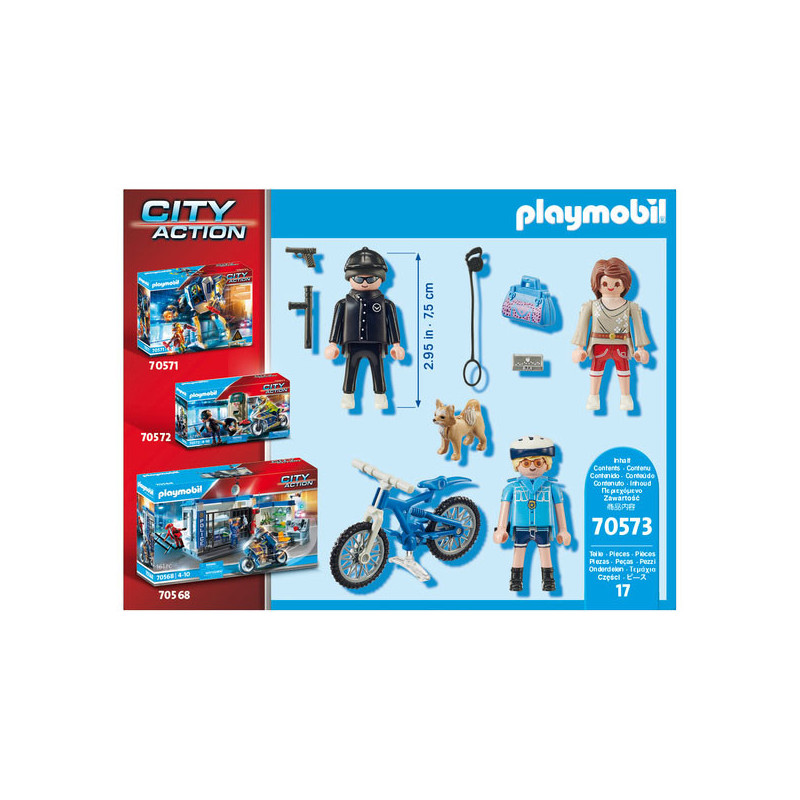 Police Policière et Voleur PLAYMOBIL - Dès 4 ans