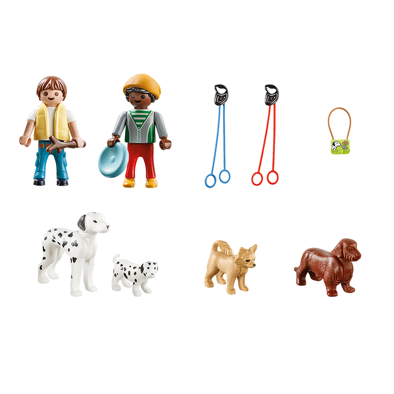 Valisette Enfants et chiens PLAYMOBIL - Dès 4 ans