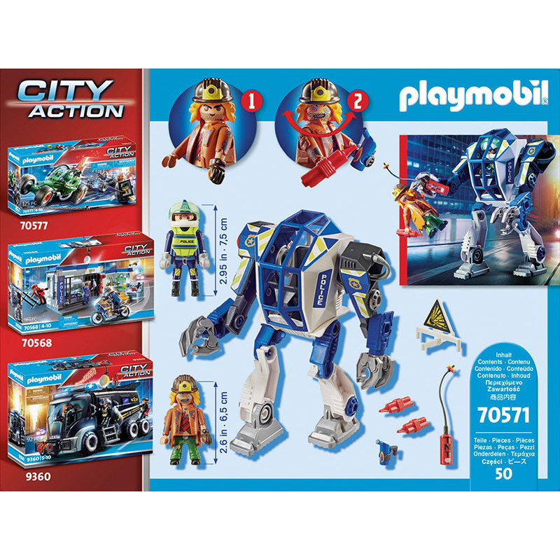 Police Robot de Police PLAYMOBIL - Dès 4 ans