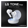 Écouteurs sans fil Bluetooth Tone Free Blanc - LG - HBS-FN4BLANC