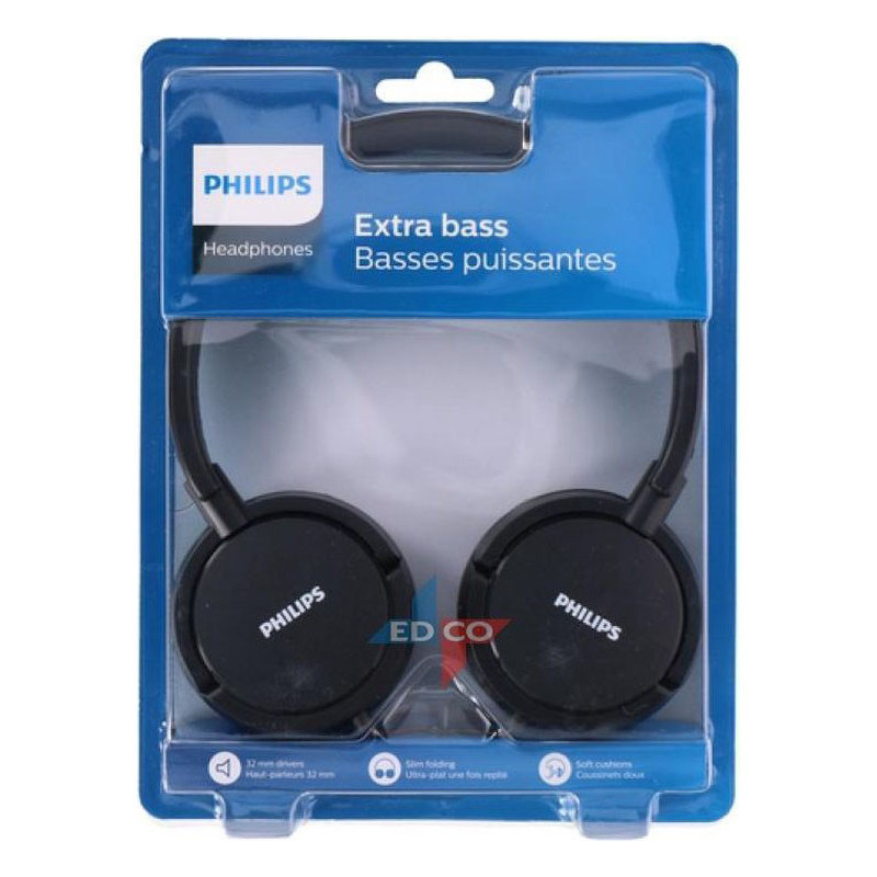 Casque Audio Arceau Pliable Stéréo Noir - PHILIPS - SHL5030BK/0