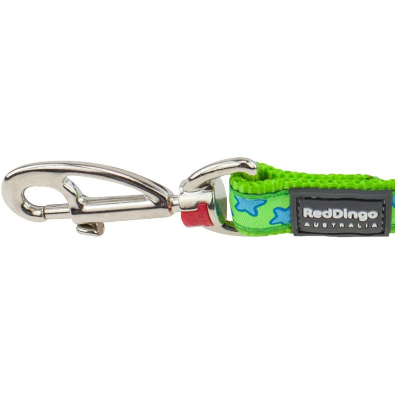 Laisse Confort Chien Étoiles Turquoise Vert Citron S RED DINGO