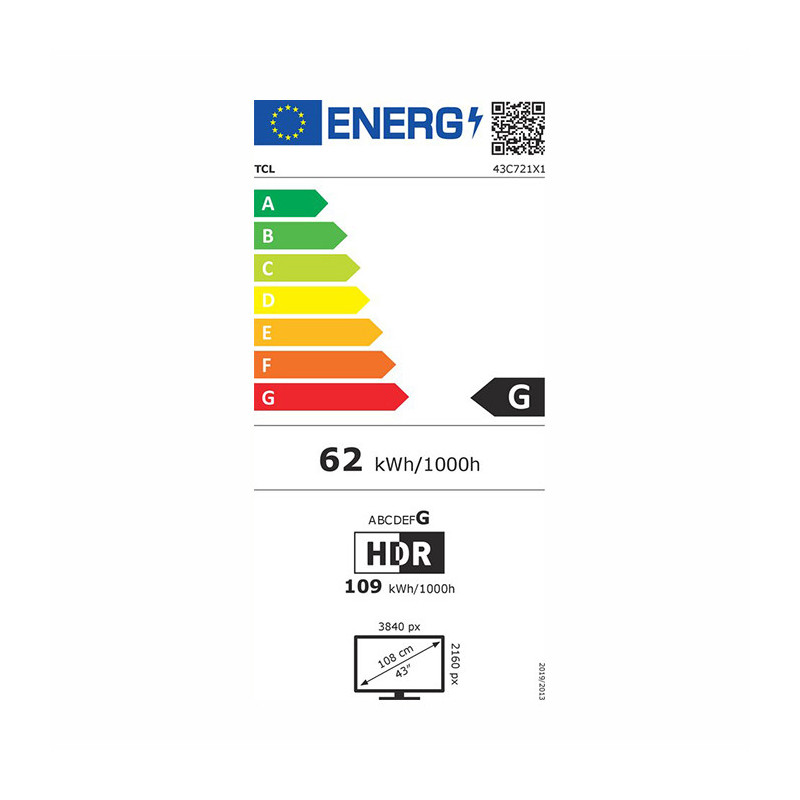 Smart TV Android QLED 43- 4K Ultra HD - TCL - 43C721