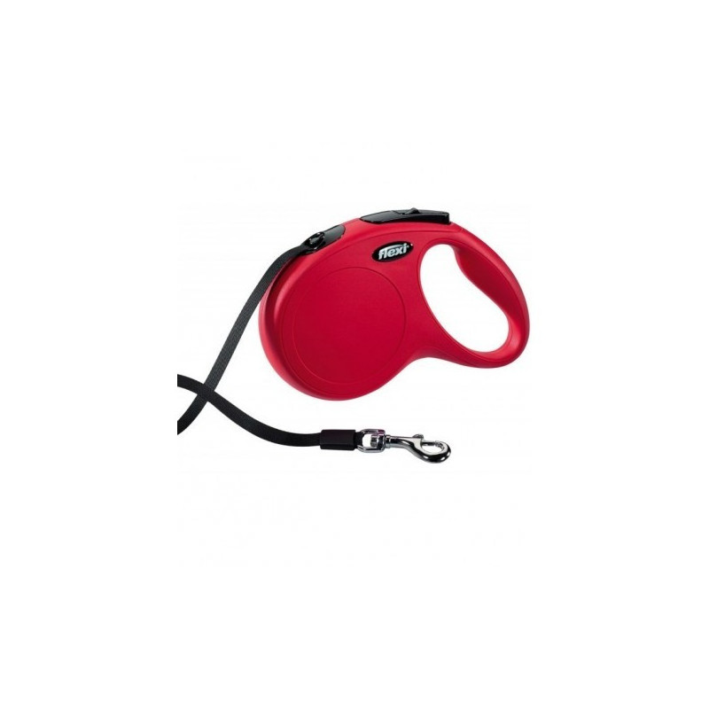 New Classic L Sangle 5M Rouge Chien FLEXI