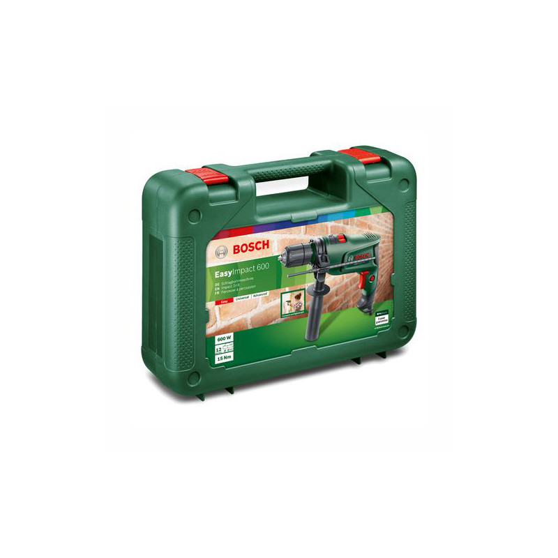 Perceuse à percussion BOSCH EASY IMPACT 600W avec coffret