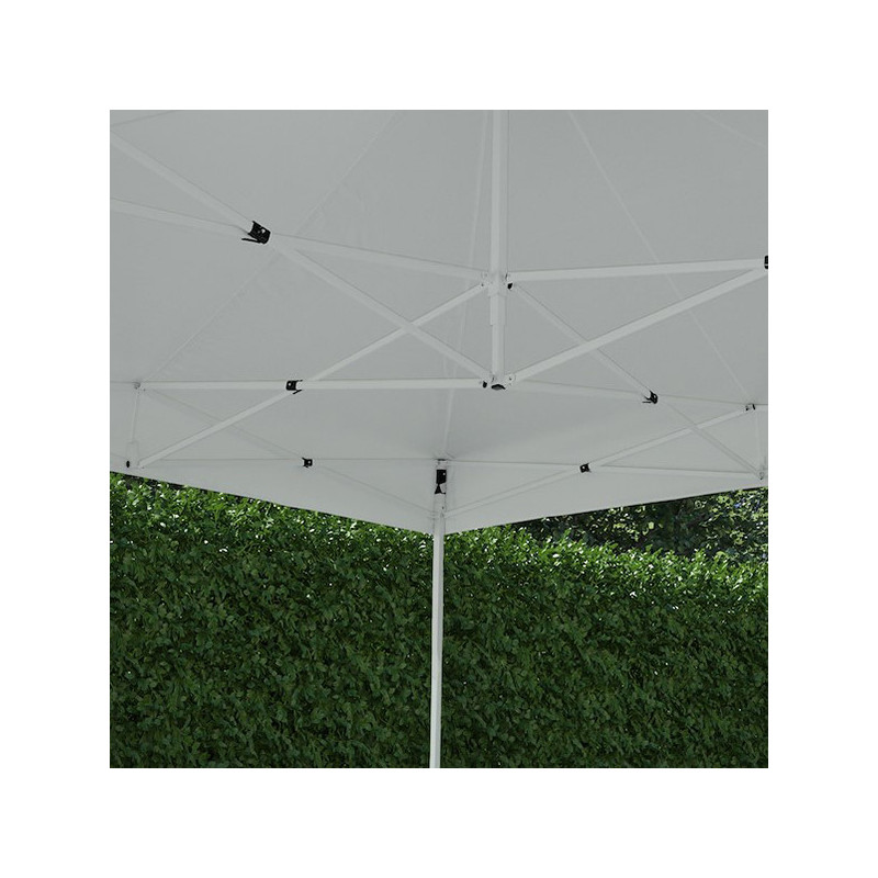 TENTE MÉTAL BLANC BORA EASY 295 cm x 295 cm 5616393