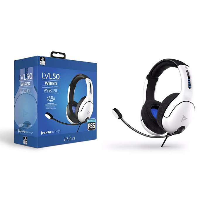 Casque pour PS5 stereo - blanc