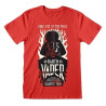 T-shirt Star Wars Vader Red M - HEROES - 80180016502