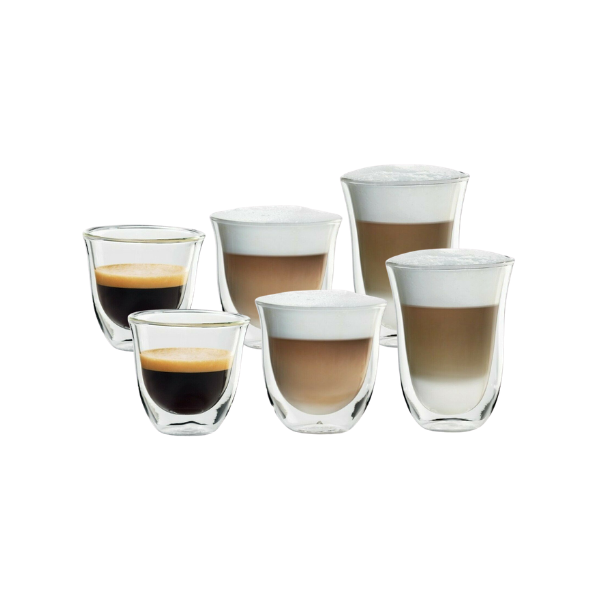 Nespresso Lot de 2 tasses à expresso en verre 60 ml : : Cuisine et  Maison