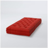 MATELAS SOL COTON 60X120X15 ROUGE