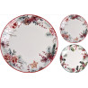 ASSIETTE PORCELAINE XMAS D27CM