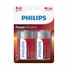 Pile Power Alkaline 1.5 V Rouge/Argenté