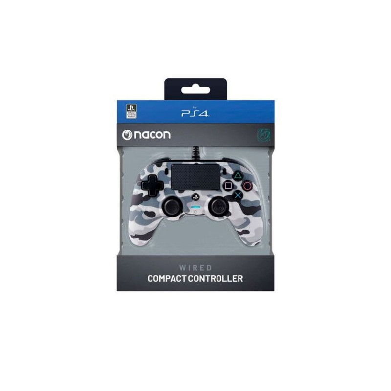 Manette Filaire PS4 Officielle Compact Controller Gris - NACON - VPS4OFCPADCAMGNACON