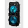 Enceinte Autonome 2x16cm LED RVB 300W Noir - FESTISOUND - JST260