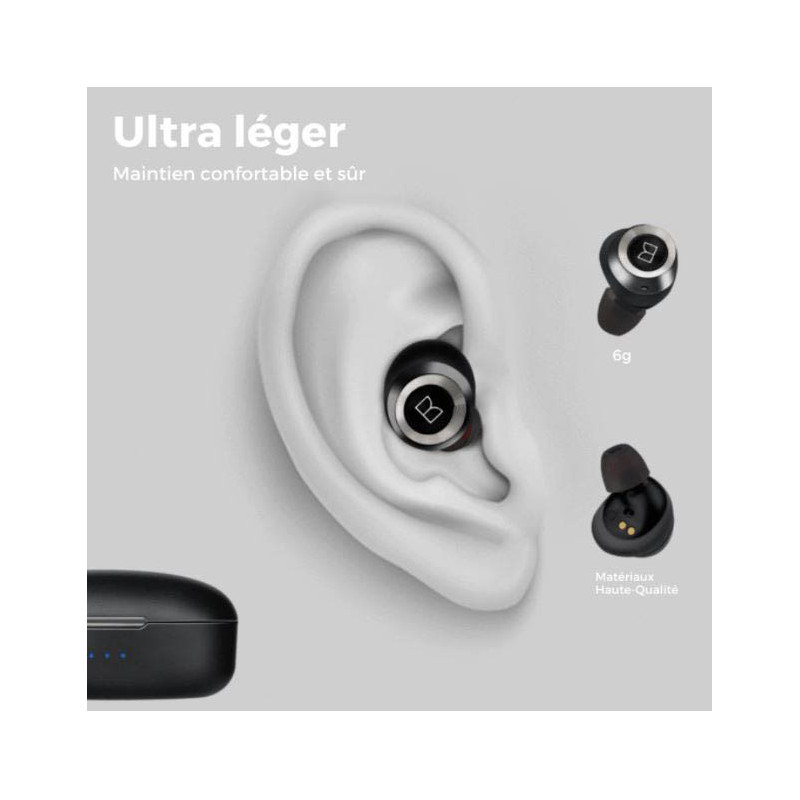 Ecouteurs sans fil bluetooth Achieve 100 Airlinks Noir - MONSTER - 