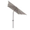 Parasol droit rectangulaire LOOMPA Taupe