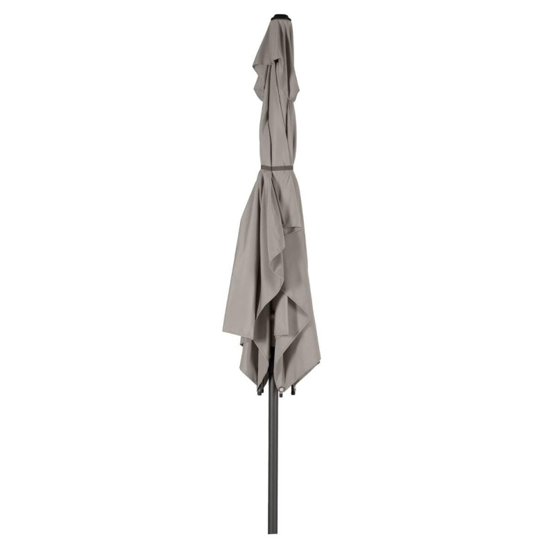 Parasol droit rectangulaire LOOMPA Taupe