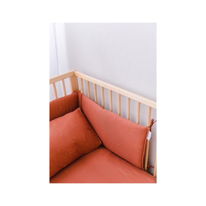 Housse de couette + taie d'oreiller orange - Gloop!