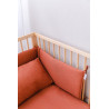 Housse de couette + taie d'oreiller orange - Gloop!